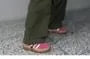Elastic Waist Plain Two-Way Cargo Pants