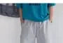 Drawstring Waist Plain Cargo Shorts