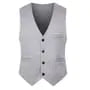 V-Neck Plain Single-Breasted Vest