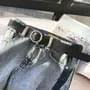 Faux Leather Round Buckle Belt
