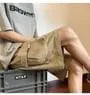 High Waist Palin Wide Leg Cargo Shorts