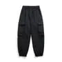 Mid Rise Plain Cargo Pants