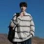 Crewneck Striped Sweatshirt