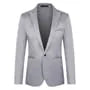 Peak Lapel Two Tone Single Breasted Blazer