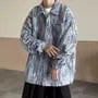 Tie-Dyed Denim Shirt Jacket