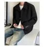 Collar Contrast Stitching Single-Breasted Blazer