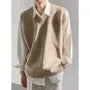 V-Neck Plain Sweater Vest