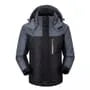 High Neck Two Tone Zip-Up Windbreaker