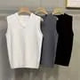 V-Neck Plain Sweater Vest