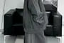 Unisex Striped Washed Loose-Fit Sweatpants