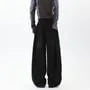 Drawstring Waist Plain Wide Leg Sweatpants