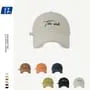Lettering Embroidered Baseball Cap