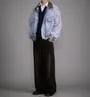 High Waist Washed Wide Leg Jeans