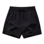 Drawstring Waist Plain Shorts