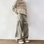 High Waist Wide Leg Cargo Jeans