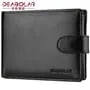 Faux Leather Trifold Wallet