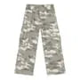 High waist Camo Print Wide Leg Cargo Jeans