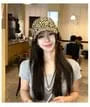 Leopard Print Distressed Baseball Cap