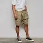 Drawstring Waist Plain Shorts