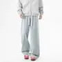 Drawstring Waist Washed Wide Leg Jeans