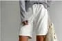 Low Rise Plain Shorts