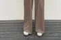 High Waist Plain Wide Leg Dress Pants