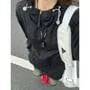 Hooded Plain Zip Jacket