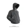 Hooded Plain Zip-Up Jacket