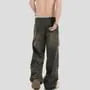 Low Waist Washed Distressed Baggy Jeans