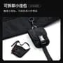 Set: Plain Crossbody Bag + Buckled Pouch