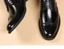 Lace-Up Wingtip Brogue Derby Shoes