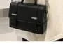 Plain Faux Leather Satchel Crossbody Bag