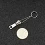 Zipper Chained Dangle Earring / Clip-On Earring