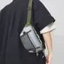 Drawstring Panel Mesh Belt Bag