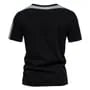 Short-Sleeve Crewneck Two Tone T-Shirt