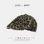 Leopard Newsboy Cap