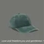 Washed Denim Cap