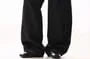 High Waist Contrast Stitching Wide Leg Jeans