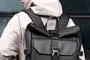 Plain Buckled Lightweight Backpack