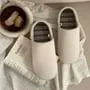 Plain & Striped Silent Couple Matching Home Slippers