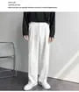 Plus Size Mid Rise Plain Straight Leg Dress Pants (28-38")