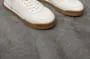 Genuine Leather Platform Panel Sneakers