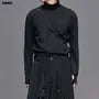 Long-Sleeve Turtleneck Plain T-Shirt