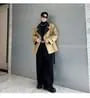Two-Tone Open Front Jacket