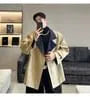 Two-Tone Open Front Jacket
