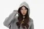 Half Buttoned Plain Knit Hoodie