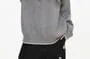 Half Buttoned Plain Knit Hoodie