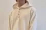Long-Sleeve Plain Hoodie