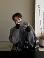 Turtleneck Ribbed-Knit Sweater