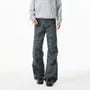 Mid Rise Washed Wide Leg Jeans